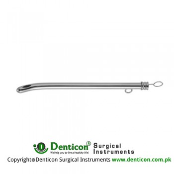 Female Catheter 14 Charr. Brass - Chrome Plated, 15 cm - 6"
